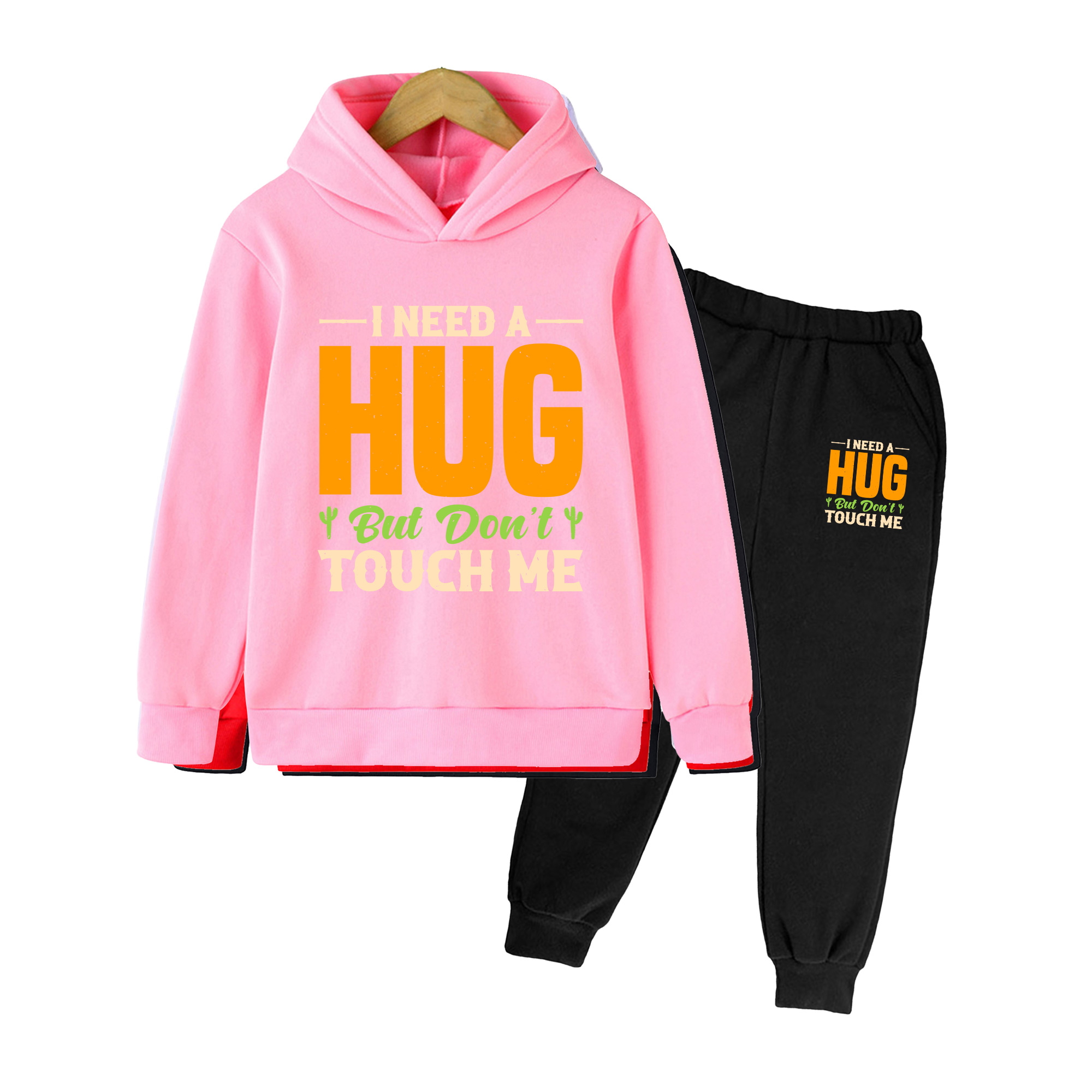 Winter Clothing Needs - Çocuklar için Kapüşonlu Üst ve Pantolon