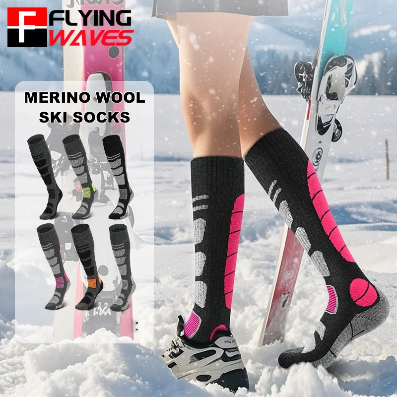 Thermal Sock Merino - 1 çift merinos yünü kayak çorapları