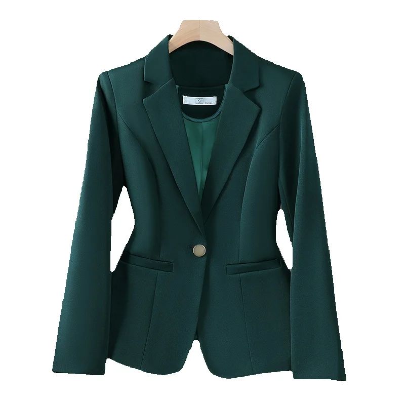 Winter Clothing Work - İlkbahar Sonbahar Uzun Kollu Blazer Kadın