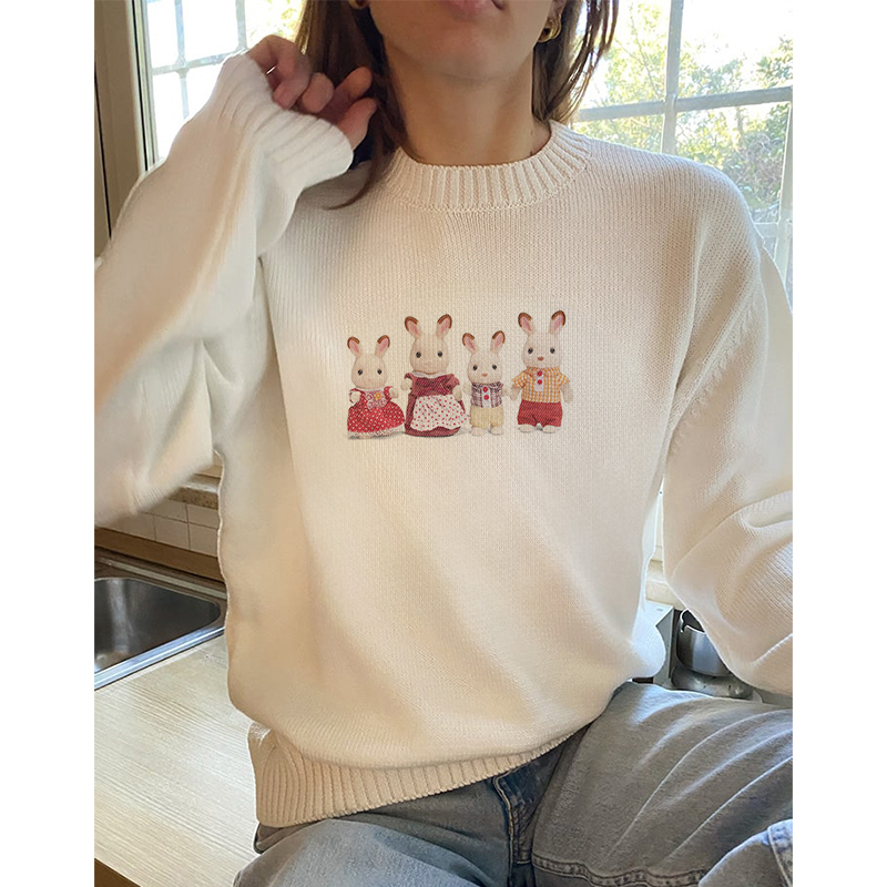 Winter Clothing Patterns - Bahar kazak yeni tatlı sokak gotik