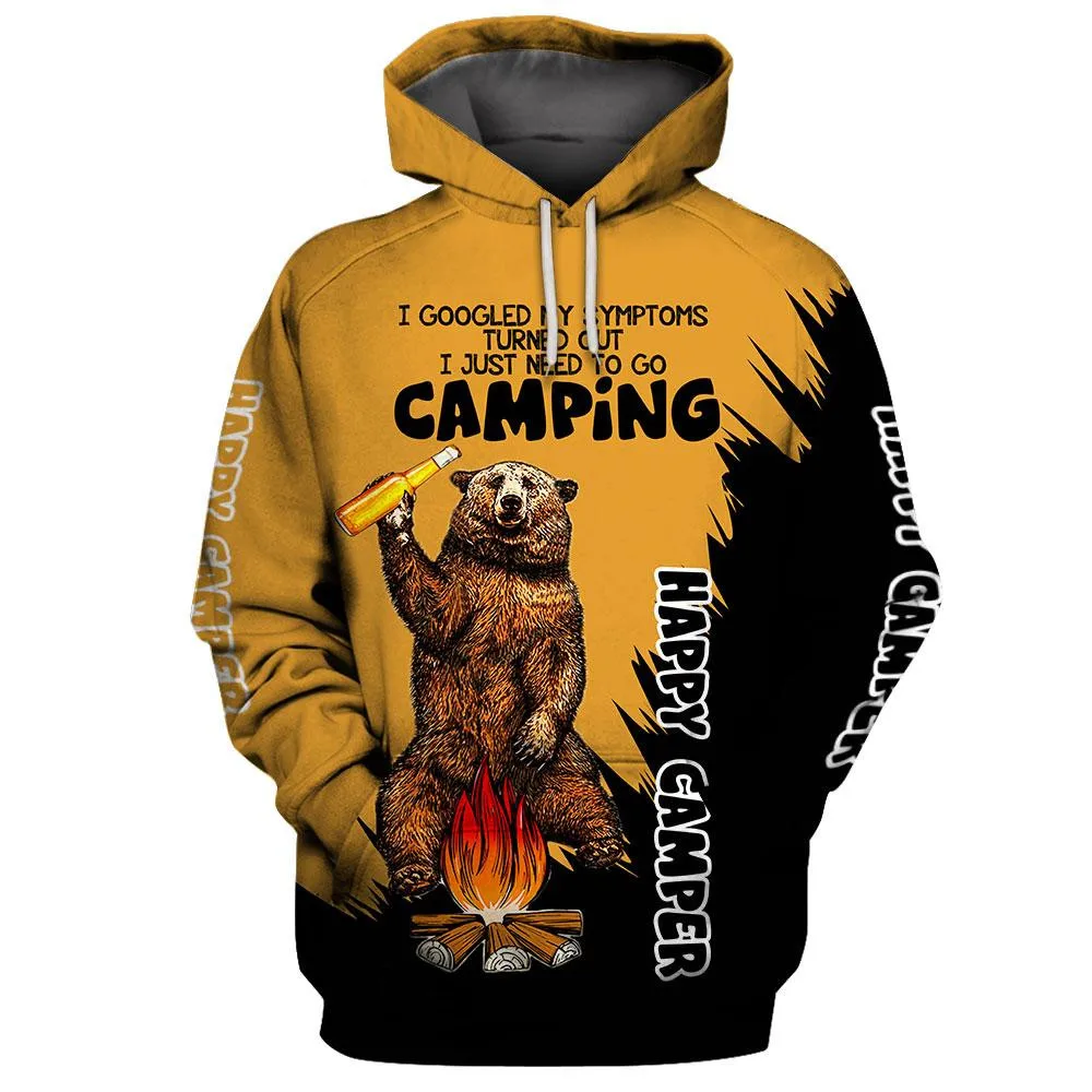 Winter Clothing Needs - HX Mutlu Camper Hoodie 3D Grafik