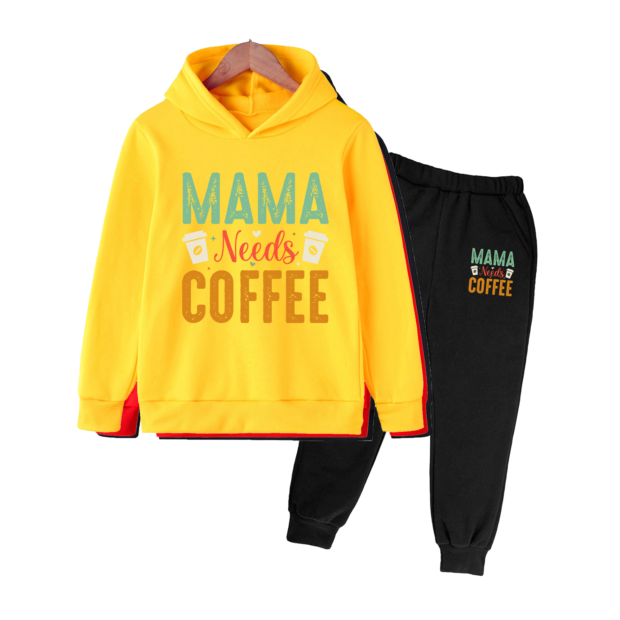 MAMA Needs Coffee Baskılı Çocu - Winter Clothing Needs incelemesi ve fiyatı