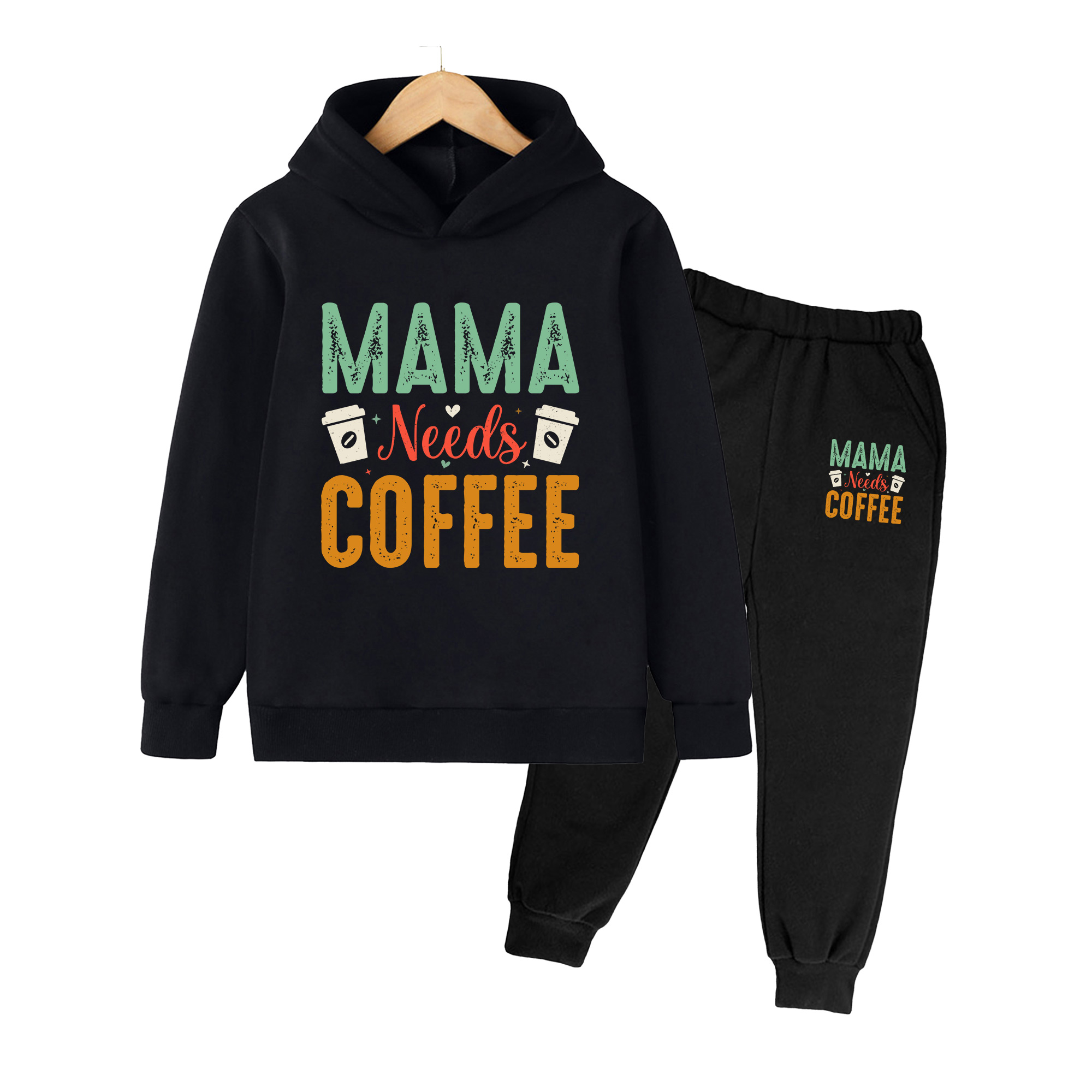 MAMA Needs Coffee Baskılı Çocu - Winter Clothing Needs incelemesi ve fiyatı