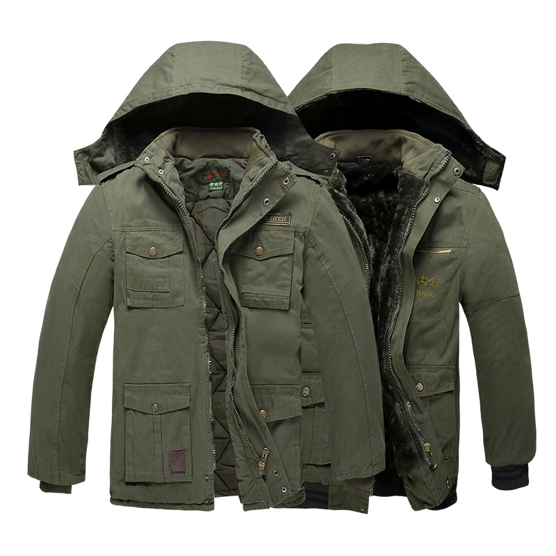 Kalınlaşmış Kamuflaj Askeri Pa - Winter Clothing Work incelemesi ve fiyatı