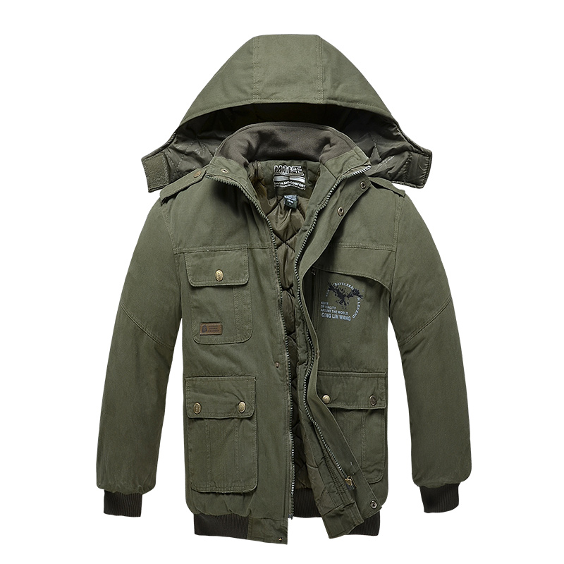 Kalınlaşmış Kamuflaj Askeri Pa - Winter Clothing Work incelemesi ve fiyatı
