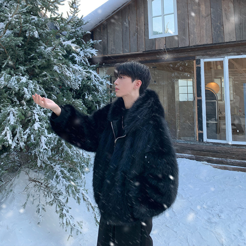 Erkekler Suni Kürk Montlar Cek - Winter Clothing Work incelemesi ve fiyatı