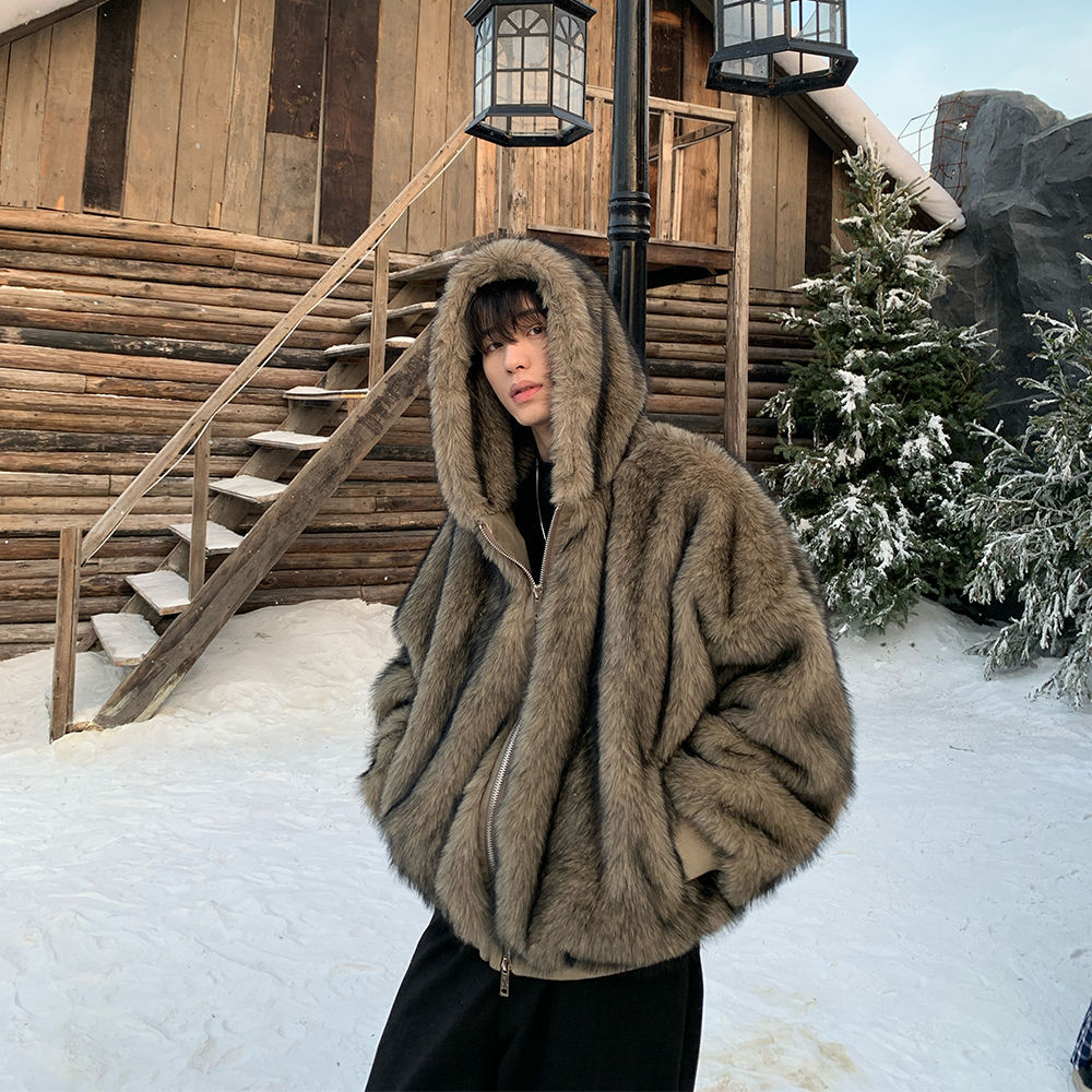 Erkekler Suni Kürk Montlar Cek - Winter Clothing Work incelemesi ve fiyatı