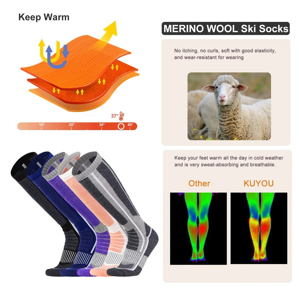 1 çift merinos yünü termal çor - Thermal Sock Merino incelemesi ve fiyatı