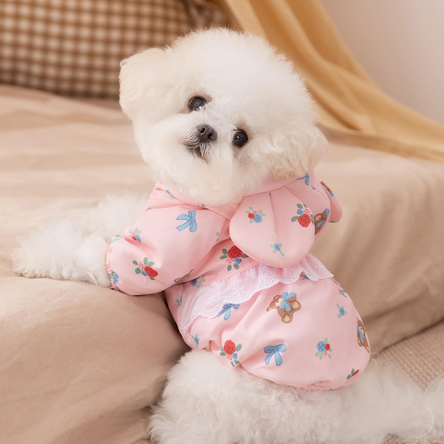 Kış Gülü desenli Köpek Giysile - Winter Clothing Patterns incelemesi ve fiyatı