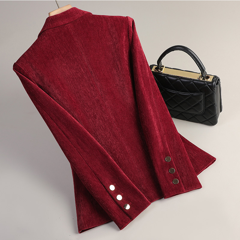 Sarı Altın Kadife Blazer Kadın - Winter Clothing Work incelemesi ve fiyatı