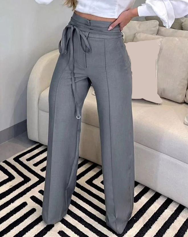 Kadın moda bağlı detay düz bac - Winter Clothing Work incelemesi ve fiyatı