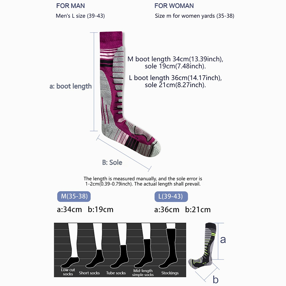 GTUBIKE Merinos Yünü Kayak Çor - Thermal Sock Merino incelemesi ve fiyatı