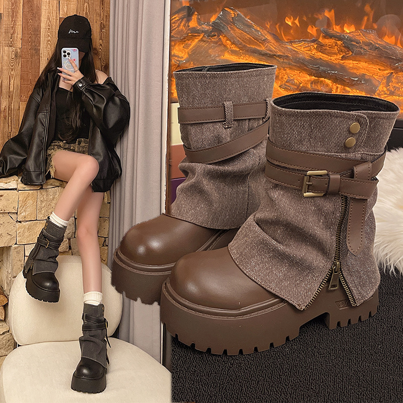 Kadınlar için yarım çizmeler K - Winter Clothing Ladies incelemesi ve fiyatı