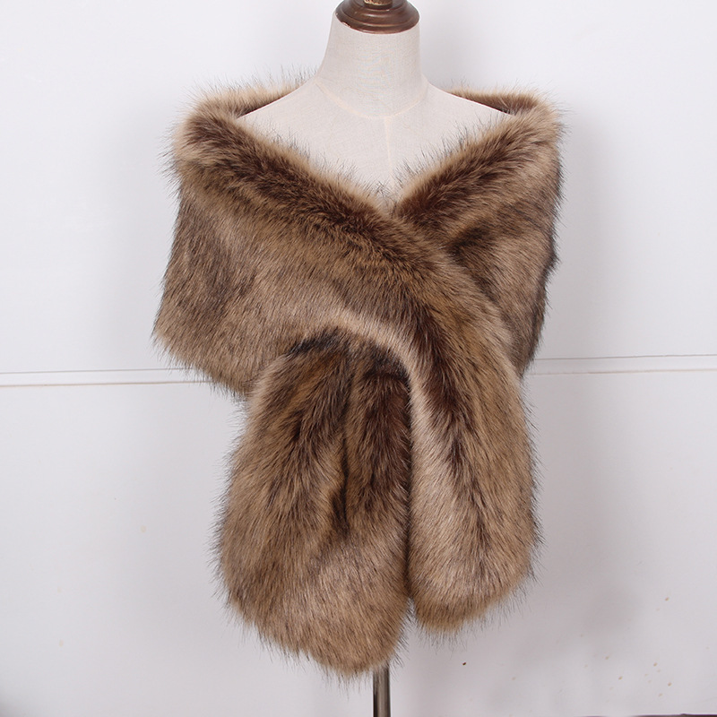 Sahte Tilki Kürk Kadın Sarar U - Winter Clothing Ladies incelemesi ve fiyatı