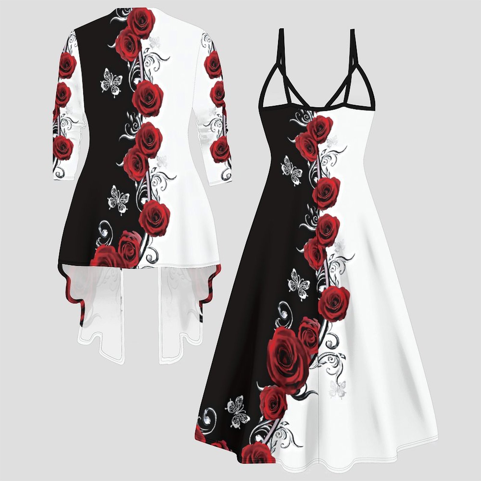 Baskılı İki Parçalı Takım Kadı - Winter Clothing Ladies incelemesi ve fiyatı