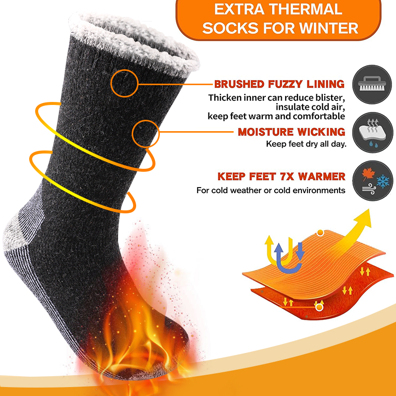 1 çift erkek merinos yünü sıca - Thermal Sock Merino incelemesi ve fiyatı