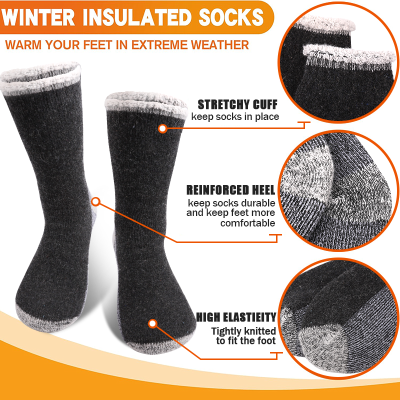 1 çift erkek merinos yünü sıca - Thermal Sock Merino incelemesi ve fiyatı